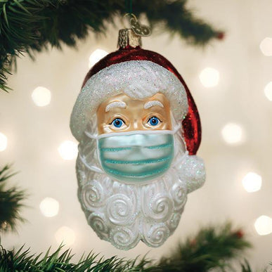 Old World Christmas - Santa with Face Mask