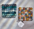 Ombre Felted Mixed Multi-Color Trivet Sets: Danica Heirloom - Lollygag