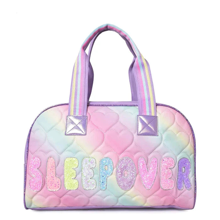 OMG Accessories| Sleepover Quilted Duffel Bag