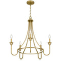 Open Box -  Artemus 5-Lights Painted Brass Transitional Chandelier UnbrandedBullseye Deals