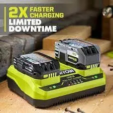 Open Box -  RYOBI 18V ONE+ Dual Port 4-Amp Parallel Charger (Tool-Only) RYOBIBullseye Deals