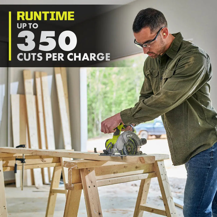 Open Box -  RYOBI 18V ONE+ HP Brushless Compact 6-1/2-inch Circular Saw (Tool-Only) RYOBIBullseye Deals
