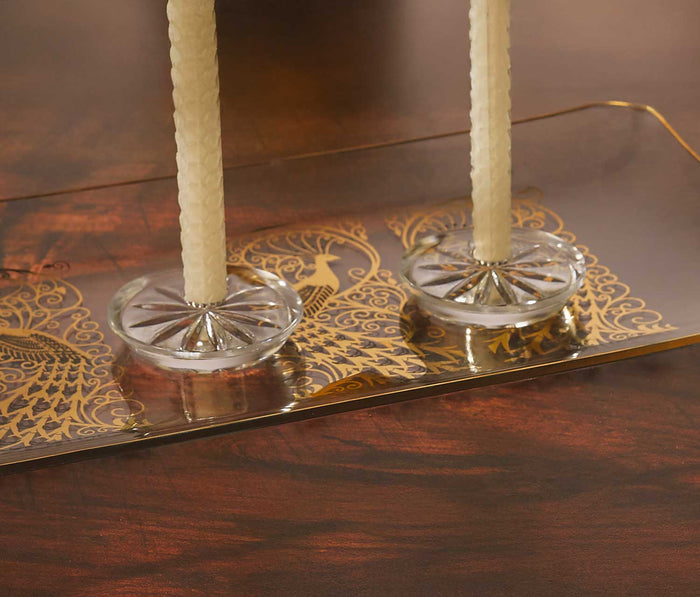 Mid century Starburst Candle Holders & Candle Gift Set - Lollygag