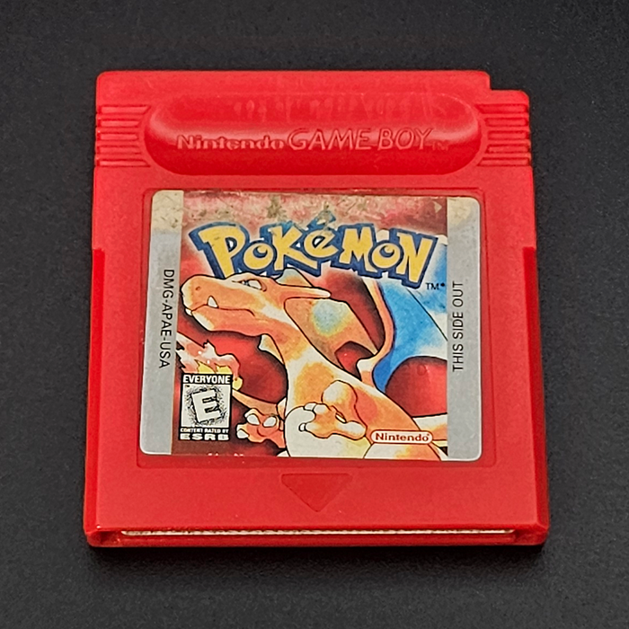 OUTLET - "Pokémon Red Version" Gameboy game cartridge