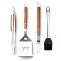 Outset Grande Stainless Steel Grill Tool Set, Verde