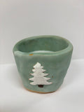 Oxford Candle Co. | 4 oz. Tree Handmade Pottery Candle, Assorted Scents