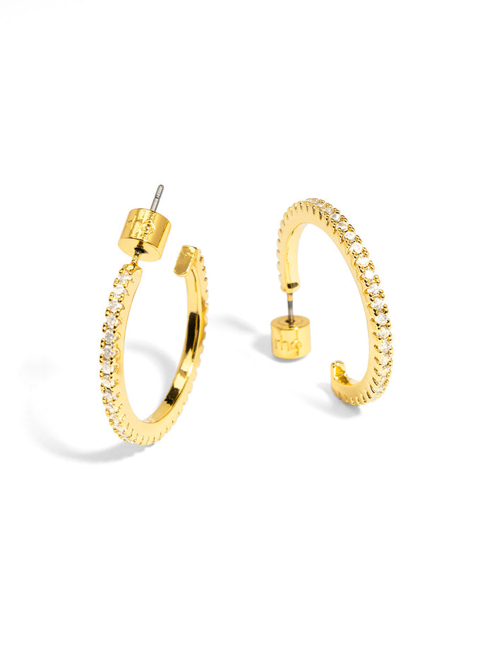 Pave Hoop Earring, Assorted styles