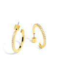 Pave Hoop Earring, Assorted styles