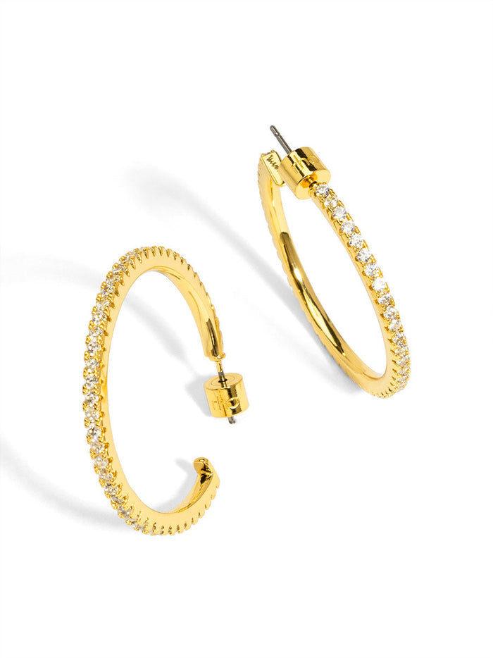 Pave Hoop Earring, Assorted styles