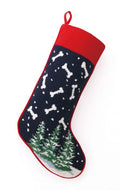 Peking Handicraft | Embroidered Christmas Stockings, 11"x18", Assorted Styles