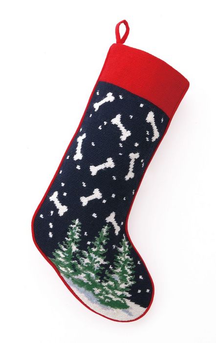 Peking Handicraft | Embroidered Christmas Stockings, 11"x18", Assorted Styles