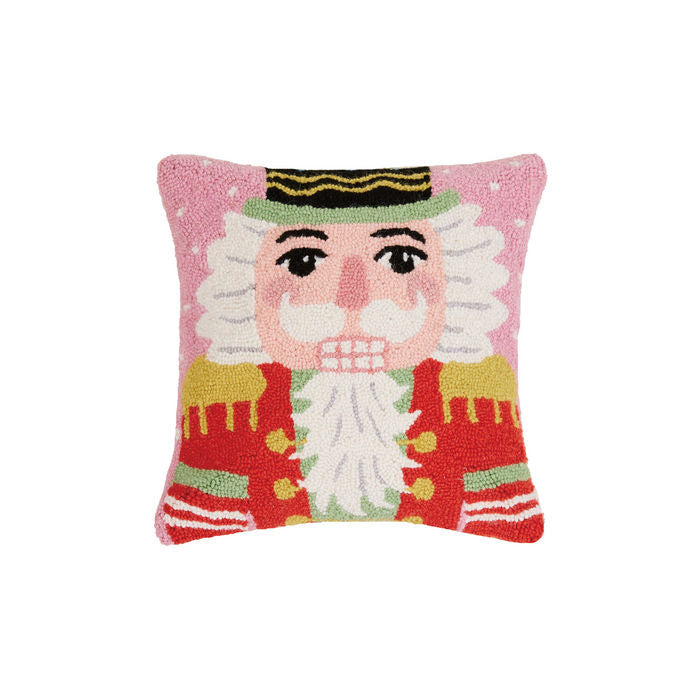 Peking Handicraft | Nutcracker Hook Pillow, 16"x16"