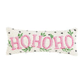 Peking Handicraft | Spotted Ho Ho Ho Hook Pillow, 8"x20"