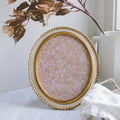 Petal Lane | Cream & Gold Oval Photo Frame