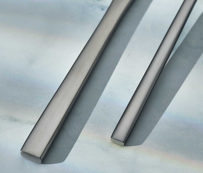 acopa stainless satin matte silver flatware - lollygag