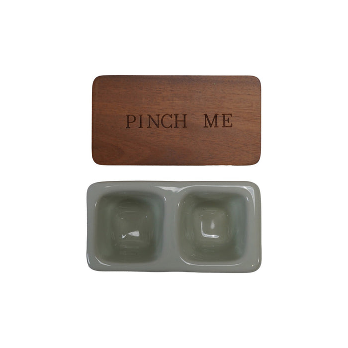 Pinch Pot with Wood Lid