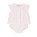 Pink Floral Vine Diaper Set, Assorted Sizes