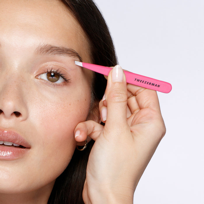 Pink Slant Tweezer