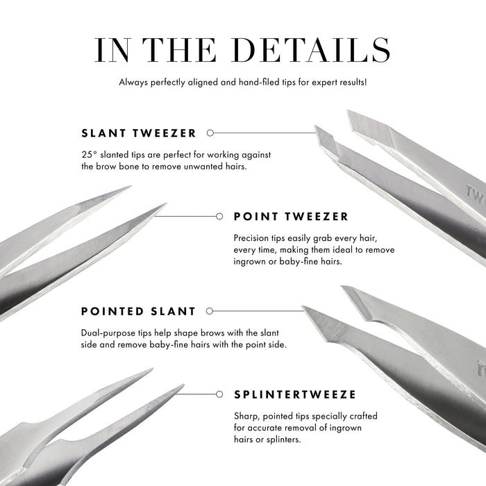 Pink Slant Tweezer