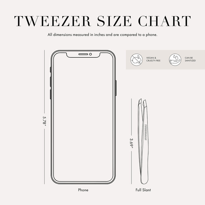 Pink Slant Tweezer