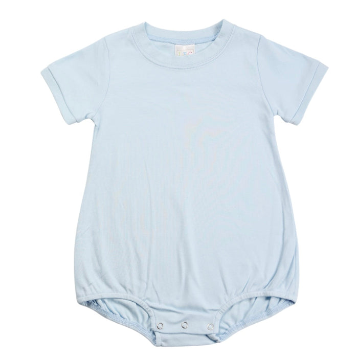 PREORDER Kids Light Blue Summer Short Sleeve Romper