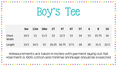 PREORDER Kids Red Shirts, Assorted Styles
