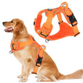 Qpets Dog Harness for Large Dogs 30–49 kg with Reflective Strips and Seat Belt Lock | Oxford Fabric Adjustable Vest image