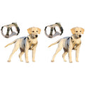 Qpets Dog Harness for Large Dogs with Dual Metal Buckles and Reflective Strips | Khaki XL 2PCS image