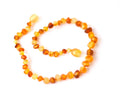 Raw Duo Light (gold/caramel)-Circle-Baltic Amber Teething Necklace