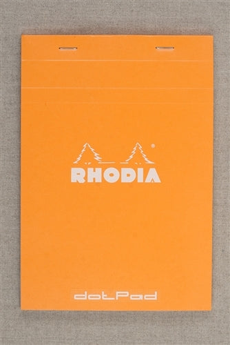 Rhodia Dot Pad- Orange, 5.75 x 8.25 inches (A5)