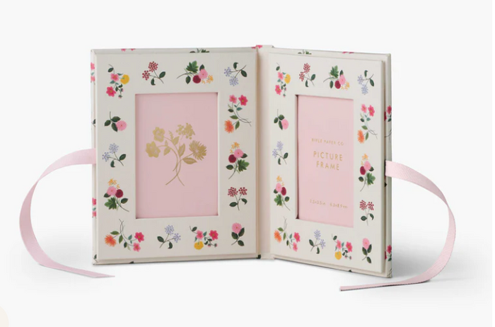Rifle Paper Co. | Ditsy Dahlia Folio Paper Wrapped Picture Frame