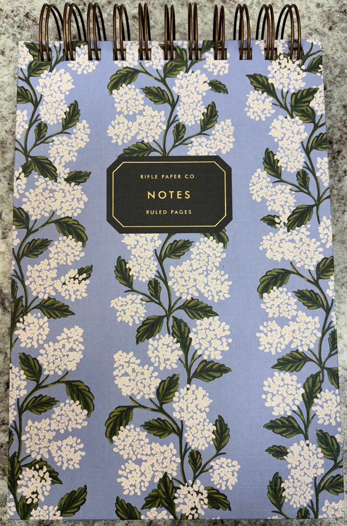 Rifle Paper Co. | Hydrangea Desktop Spiral Notepad