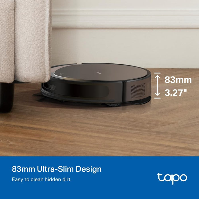 Robot Vacuum And Mop 5300Pa MagSlim LiDAR Auto-Empty Dock Black