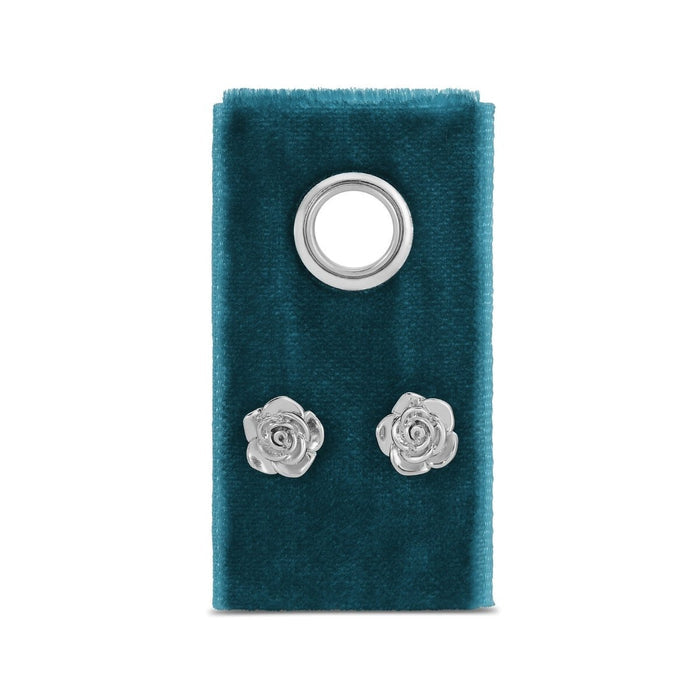 Rose Studs, Assorted Metals