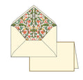 Italian stationery with lined envelopes are perfect for everyday correspondence. Folded cards measure approximately 3.25 by 5.25 inches (8.5 by 13 cm).