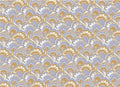 Rossi 1931 Italian Decorative Marbled Paper- Purple/Gold