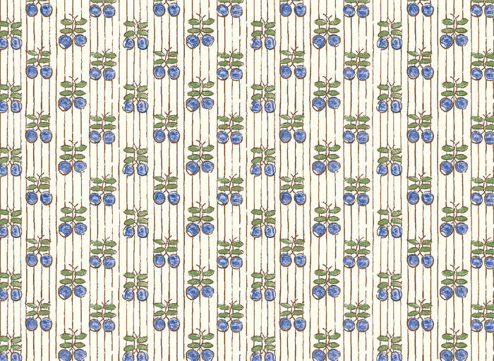 Rossi 1931 Italian Decorative Paper- Blue Plums