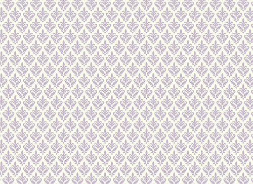 Rossi 1931 Italian Letterpress Paper- Light Purple Lilies