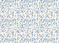 Rossi 1931 Italian Letterpress Paper- Purple Flowers on Cream