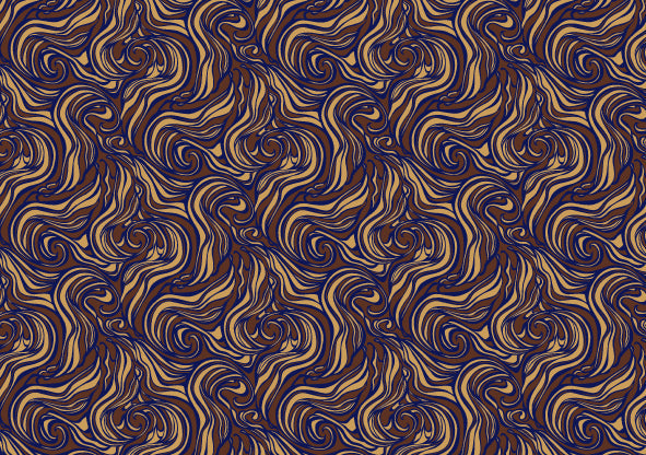 Rossi 1931 Letterpress Gold Metallic Marbled Design Paper- Brown