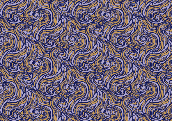 Rossi 1931 Letterpress Gold Metallic Marbled Design Paper- Purple