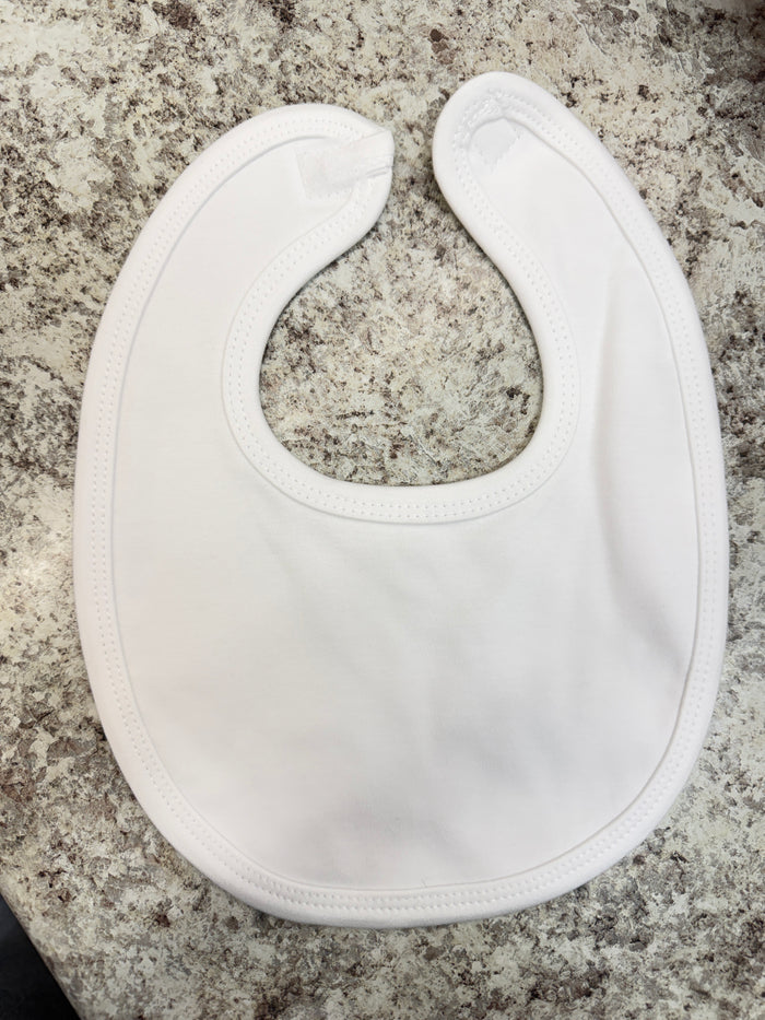 Round Knit Baby Bib