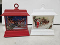 Santa Sleigh Lantern Scene Asst