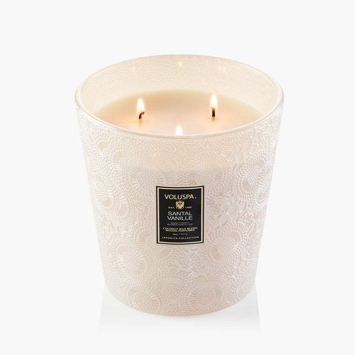 Santal Vanille 3 Wick Hearth Candle