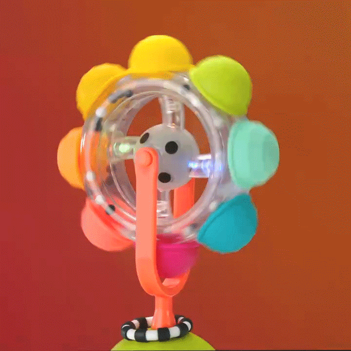 Sassy Baby | Light Up Rainbow Reel Tray Toy