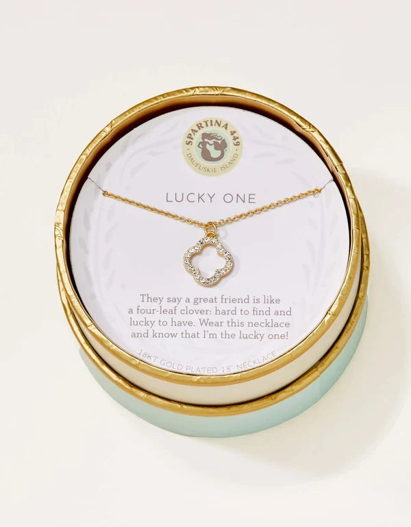 Sea La Vie Necklace 18" Lucky One/Quatrefoil