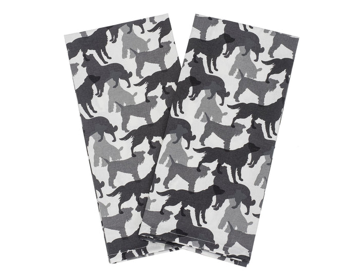 Shades of Gray Kitchen Towel Set