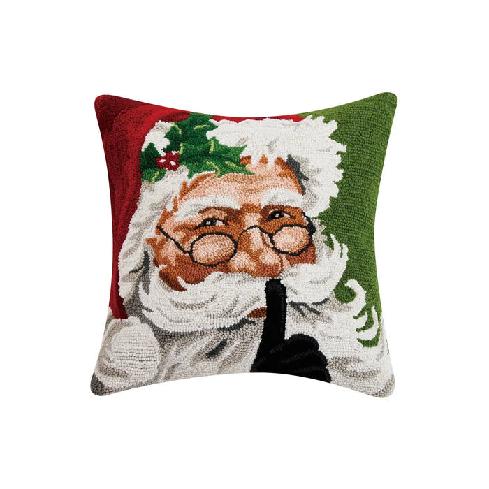 Shhh Santa Pillow