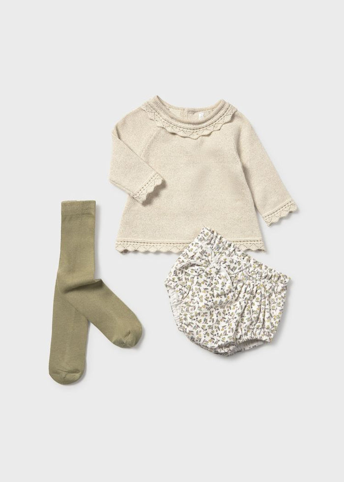 Shorts and Tights Set of 3, Assorted Styles