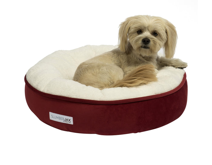 Small Animal Pet Bed- Spa Tomato Snuggler - 22" x 22"